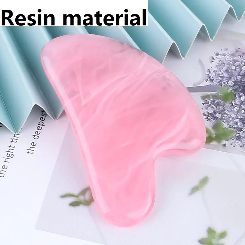 Rolo facial e gua sha de resina