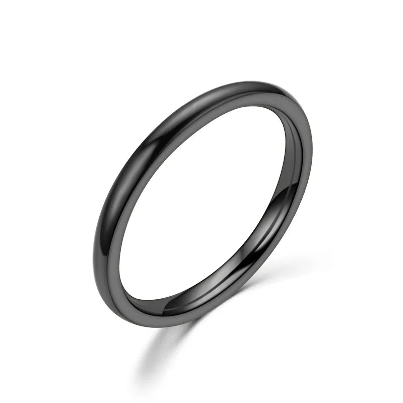 Anel fino de aço inox 2 mm