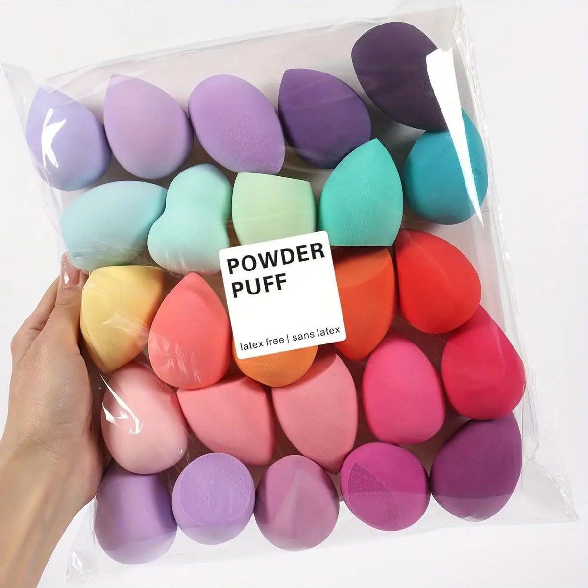 Kit de esponjas de maquiagem (7 ou 18 peças)
