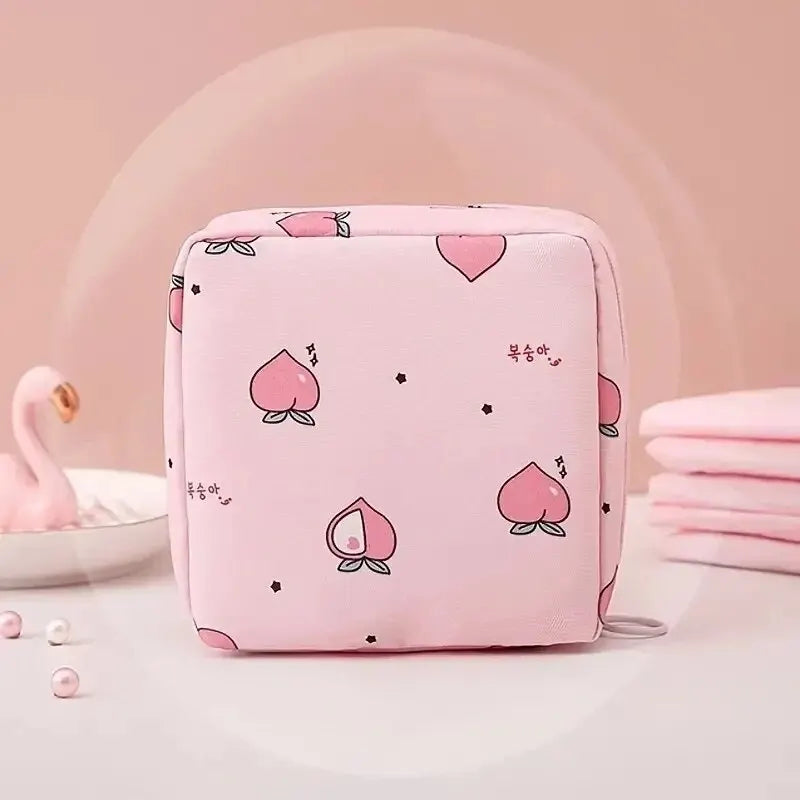 Necessaire para absorventes estampada