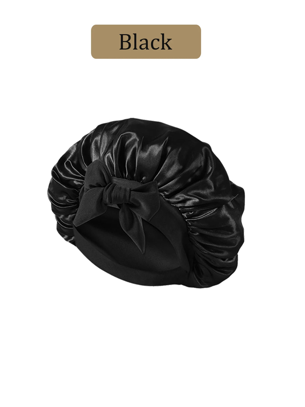 Touca de cetim para cabelo cacheado