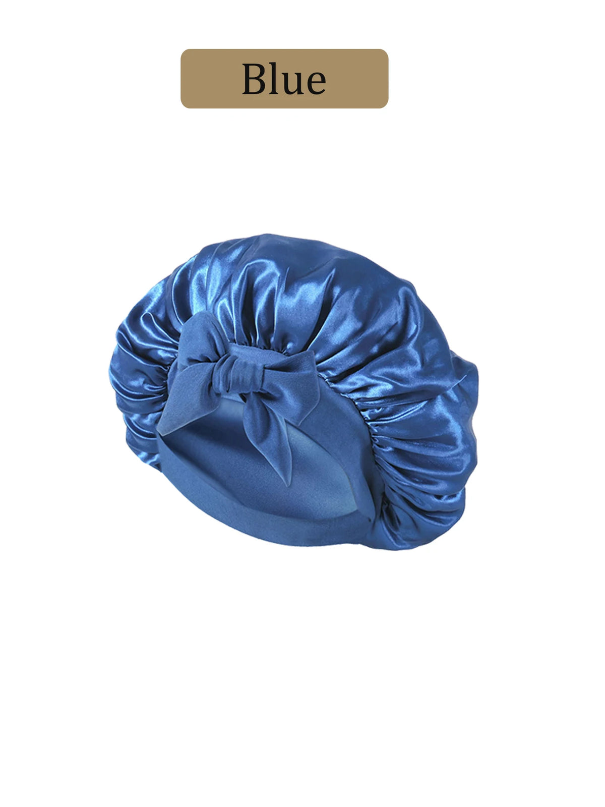 Touca de cetim para cabelo cacheado