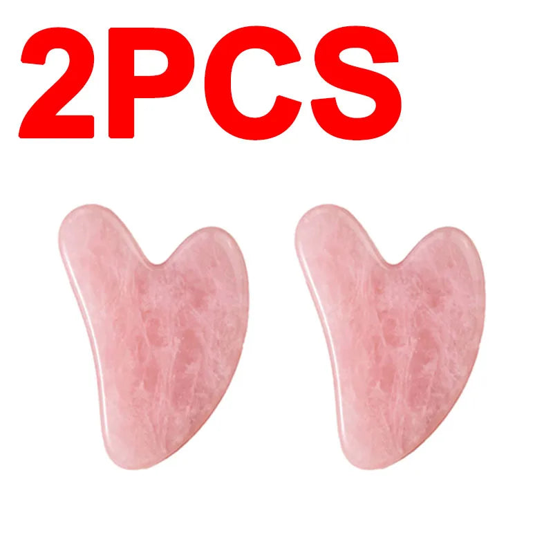 Rolo facial e gua sha de resina