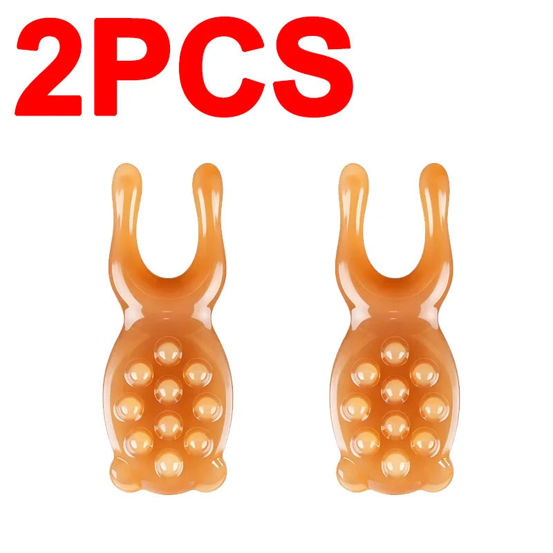 Rolo facial e gua sha de resina (1, 2 ou 3 peças)