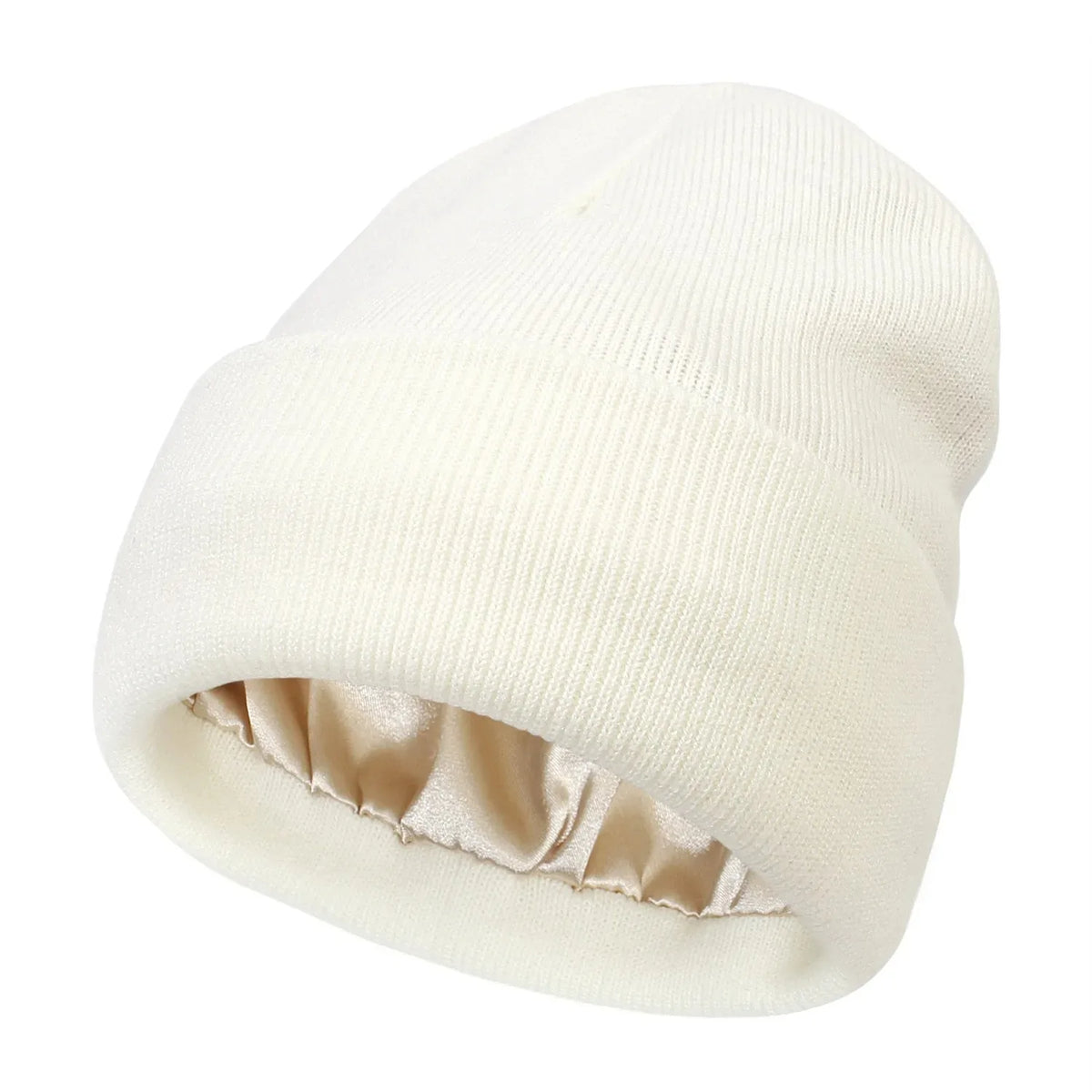 Gorro feminino forrado com cetim