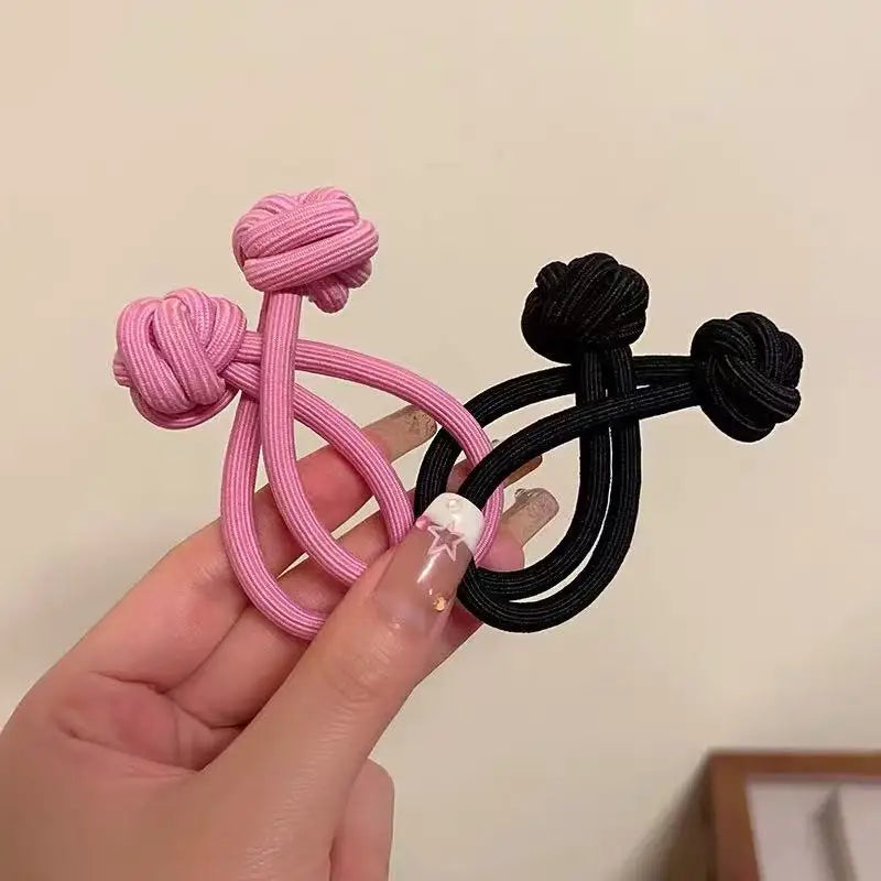 Kit de elásticos de cabelo finos e resistentes