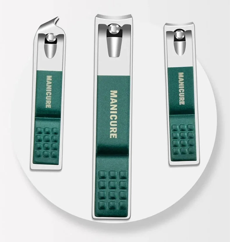 Kit manicure 6 peças com estojo de couro