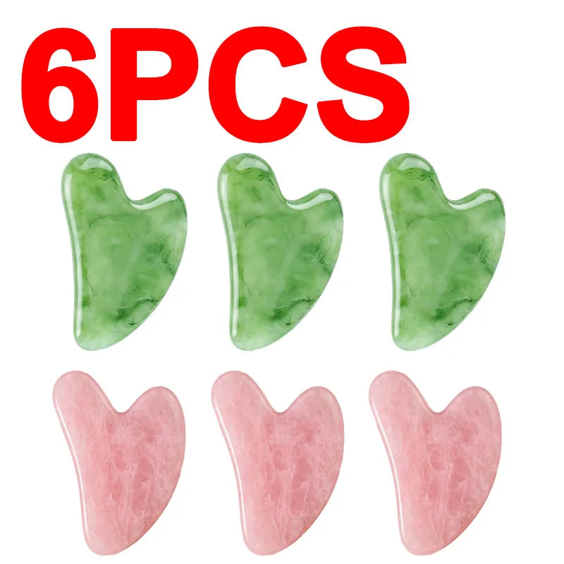 Rolo facial e gua sha de resina