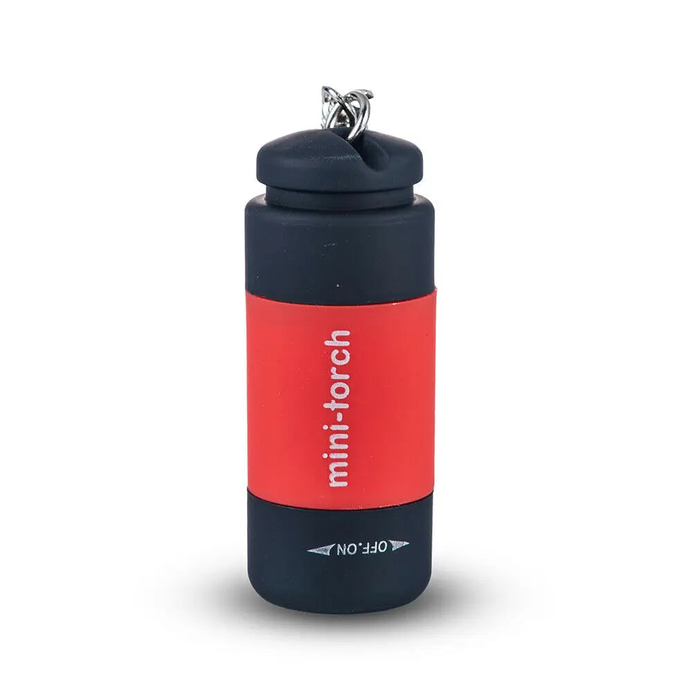 Mini lanterna LED chaveiro à prova d'água