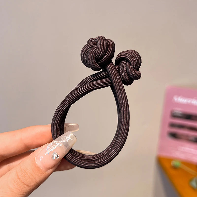 Kit de elásticos de cabelo finos e resistentes