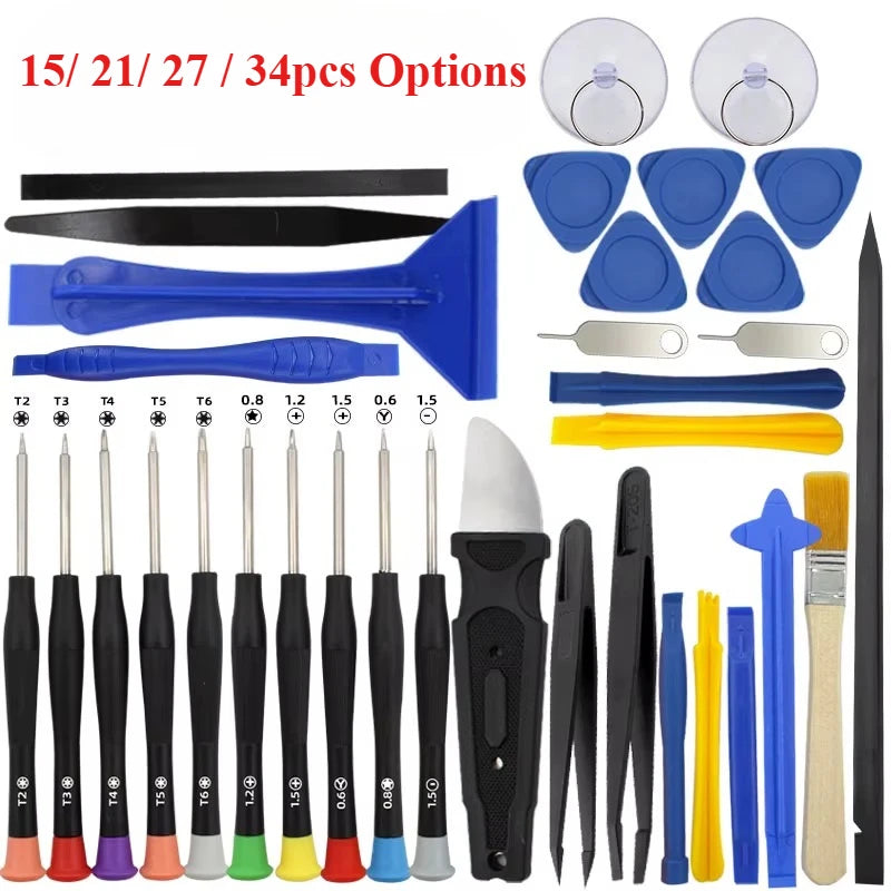 Kit chave de precisão para celular e notebook (15 a 34 peças)