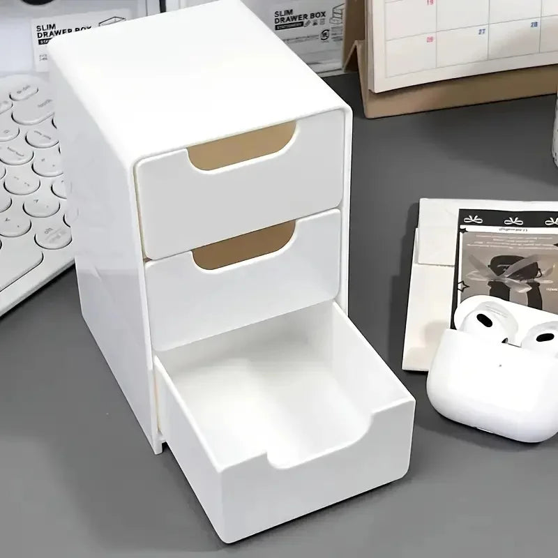 Organizador de cosméticos com 3 gavetas