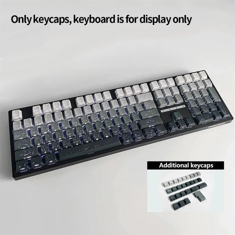 Kit de keycaps PBT para teclado mecânico