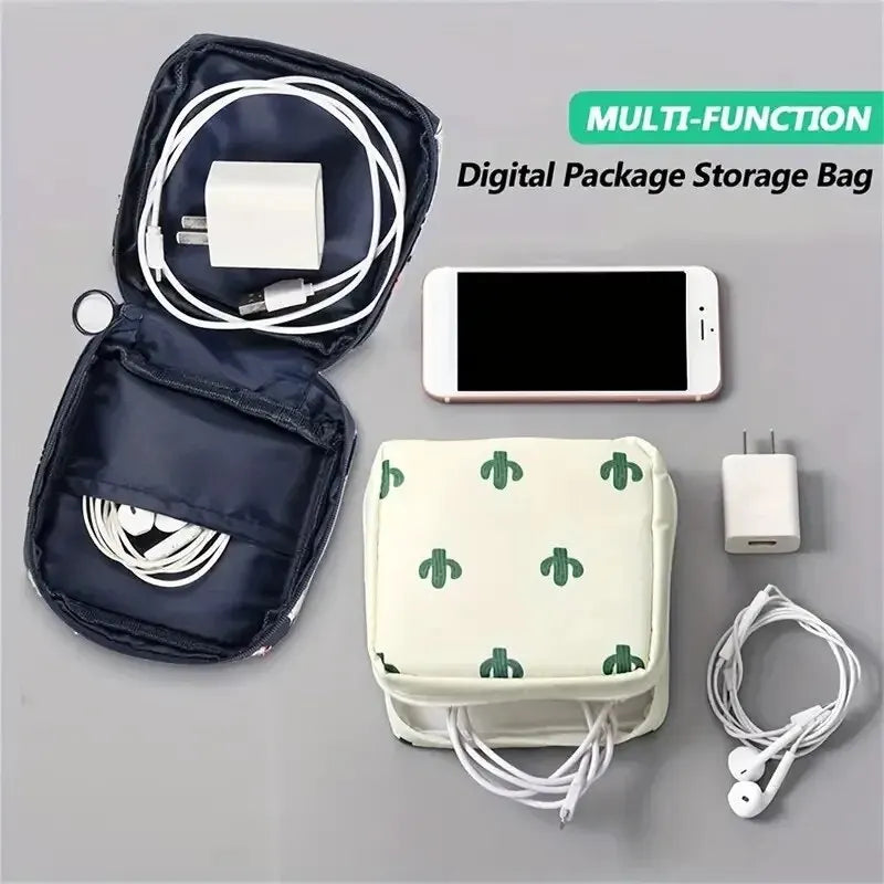 Necessaire para absorventes estampada