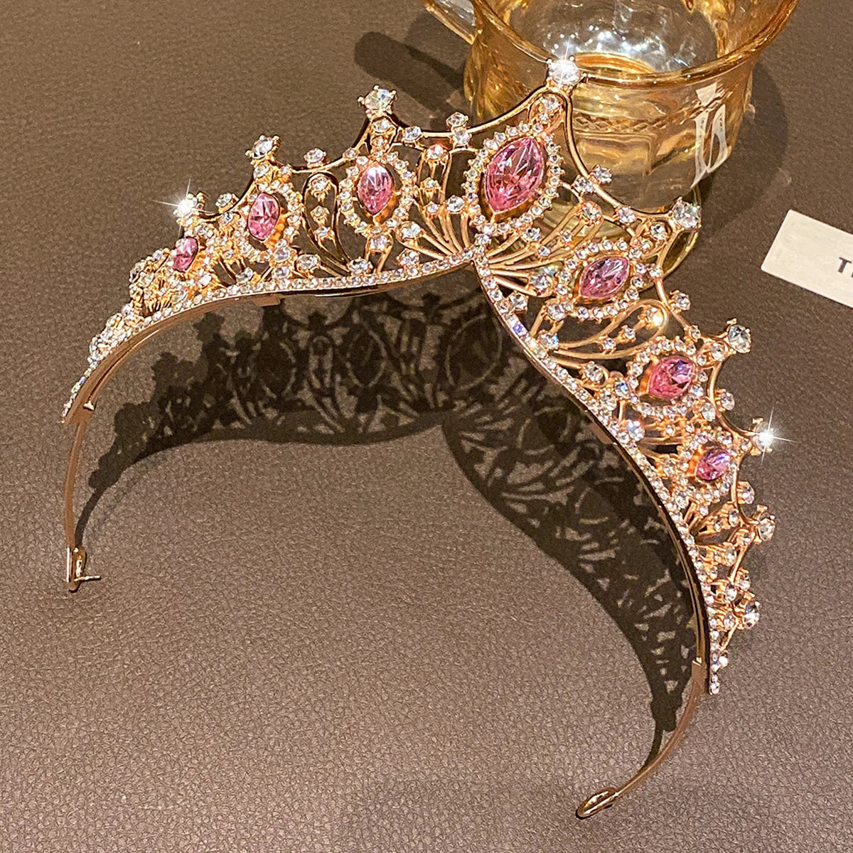 Tiara coroa delicada para festas