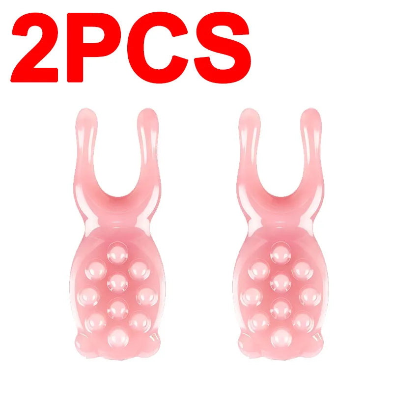 Rolo facial e gua sha de resina (1, 2 ou 3 peças)