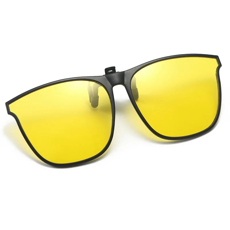 Óculos de sol clip-on polarizado para dirigir