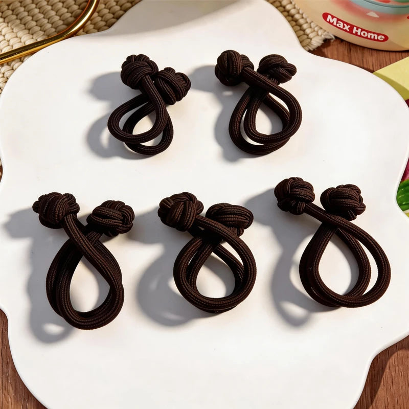 Kit de elásticos de cabelo finos e resistentes