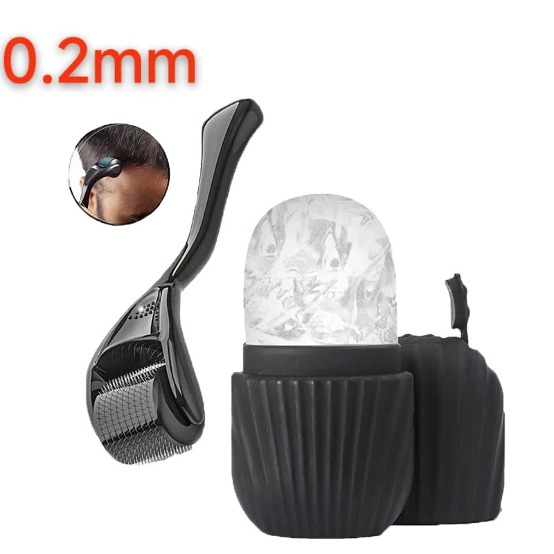 Rolo de gelo facial e gua sha (kit 1, 2 ou 3 peças)