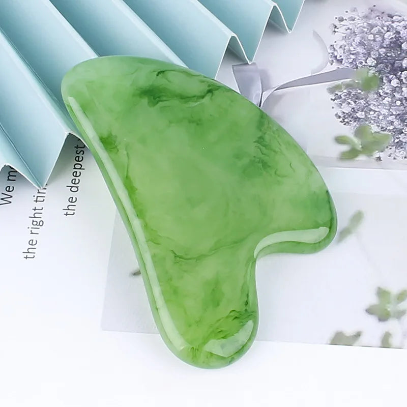 Rolo facial e gua sha de resina