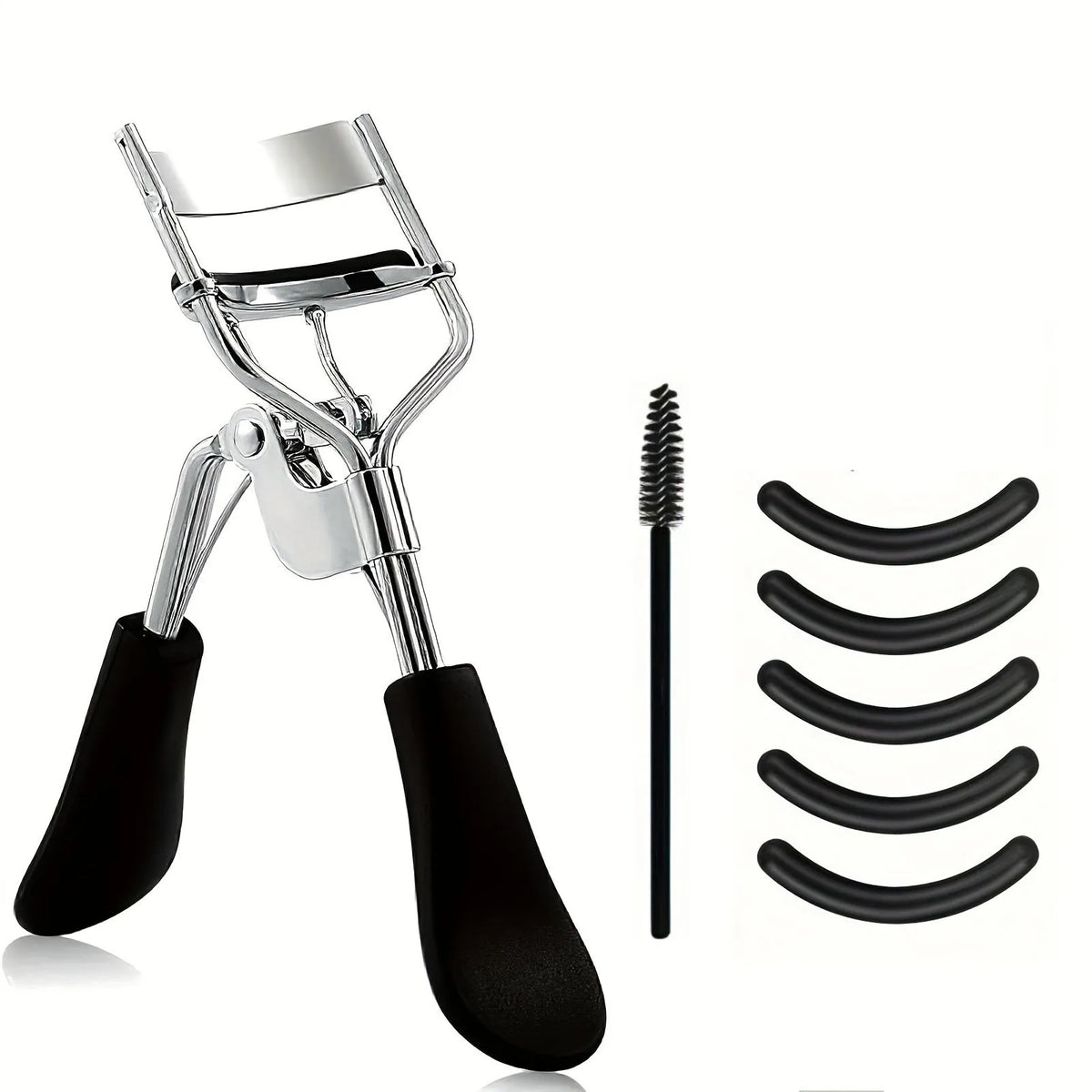 Kit curvex com pinça e escovinhas para cílios