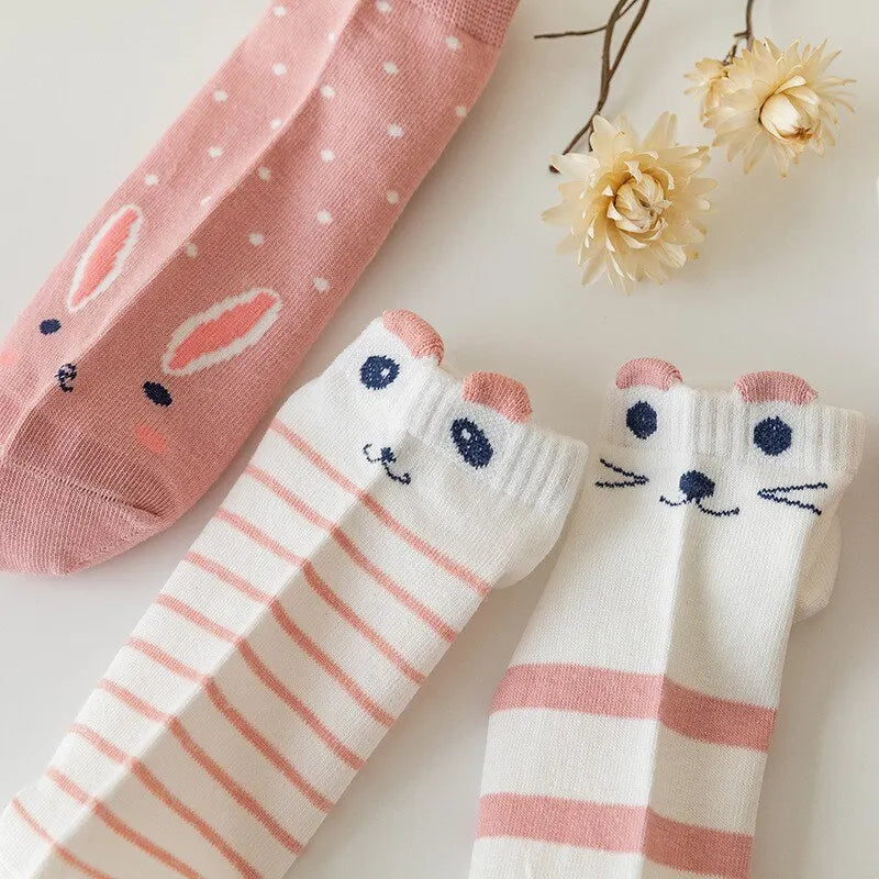 Kit de meias curtas de gatinho (5 a 20 pares)