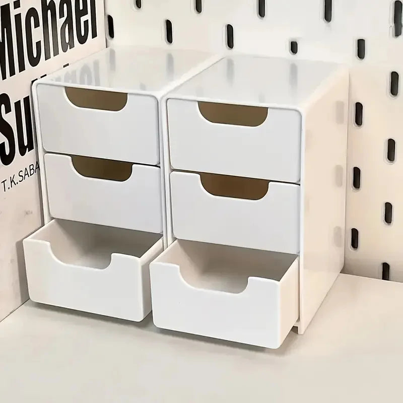 Organizador de cosméticos com 3 gavetas