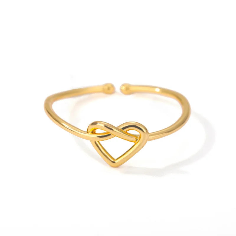 Anel feminino em aço inox 316L dourado