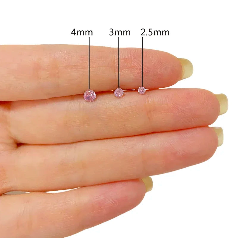Piercing de titânio com zircônia