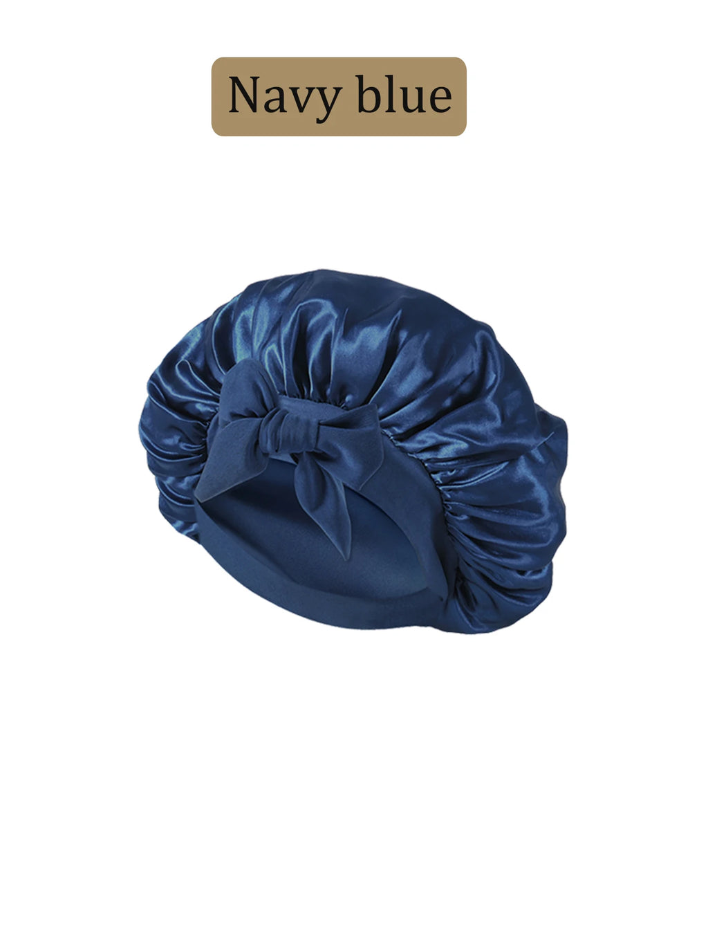 Touca de cetim para cabelo cacheado