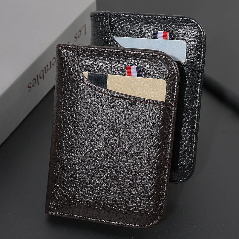 Carteira masculina slim porta-cartões