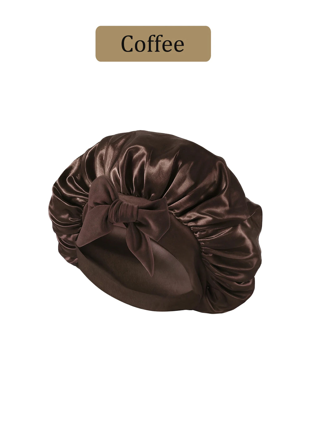 Touca de cetim para cabelo cacheado