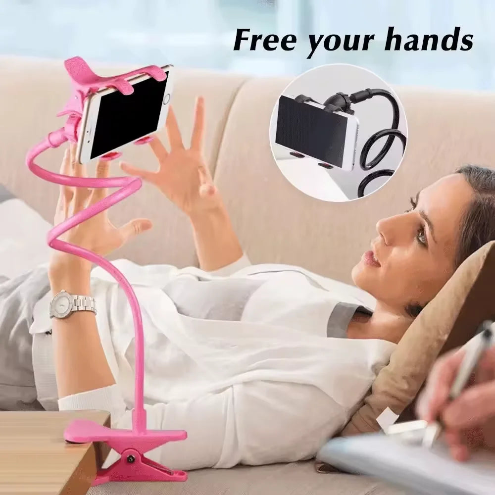 Suporte de celular com braço longo flexível