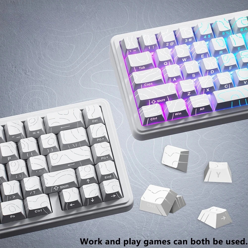 Kit de keycaps PBT para teclado mecânico