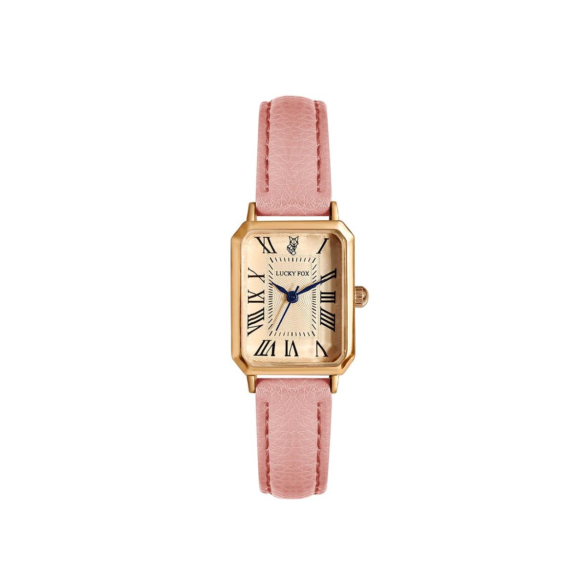 Relógio feminino retrô com pulseira de couro