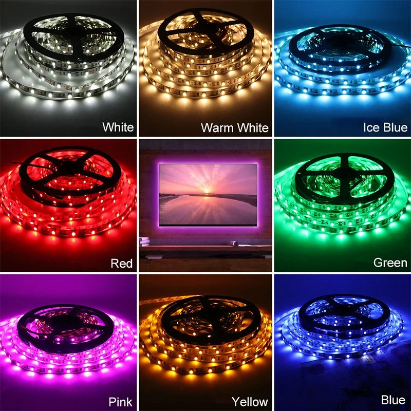 Fita LED USB para TV e quarto (2 a 5 m)