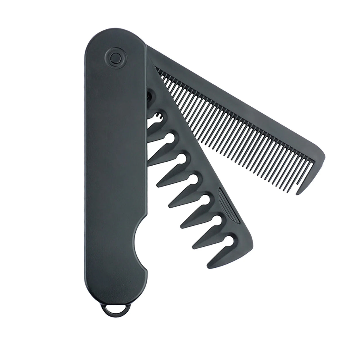 Pente dobrável de bolso para cabelo e barba