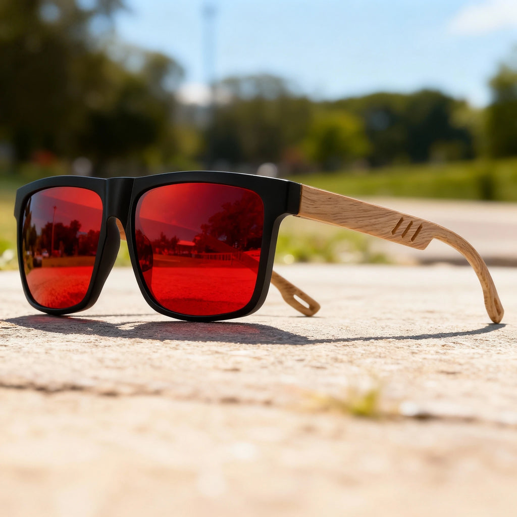 Óculos de sol quadrado com proteção UV400