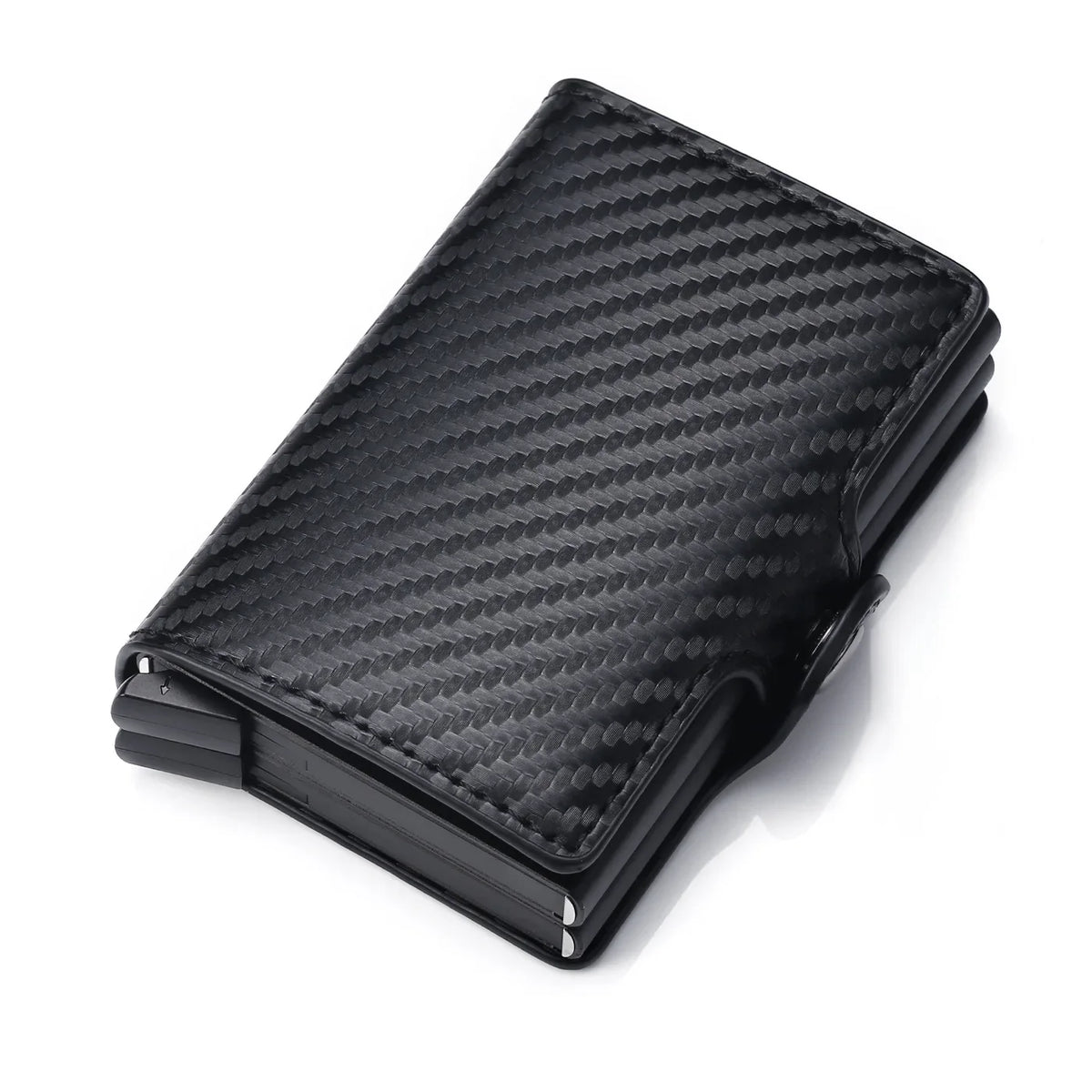 Carteira masculina de fibra de carbono com RFID