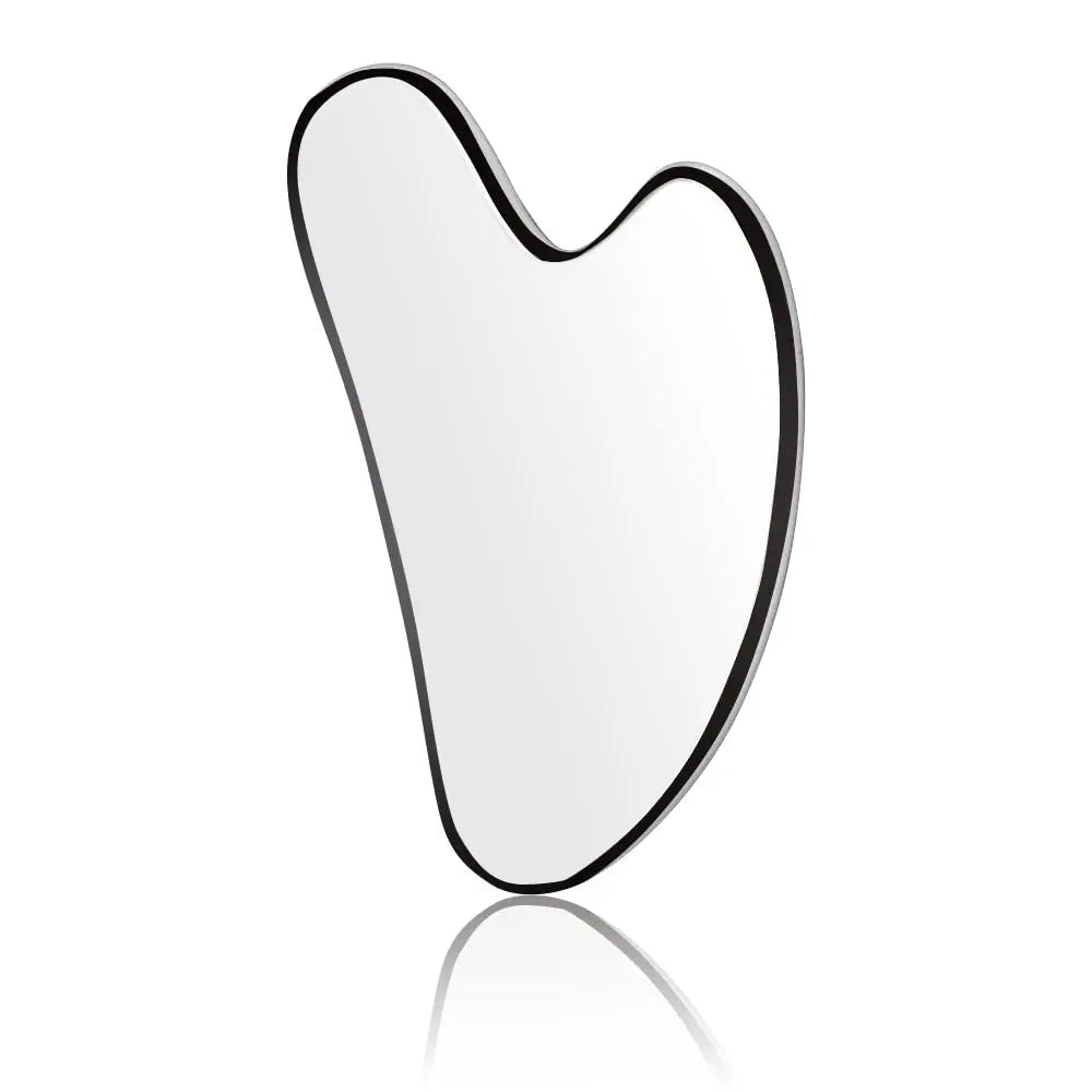 Kit gua sha e rolo de gelo facial em aço inox reutilizável