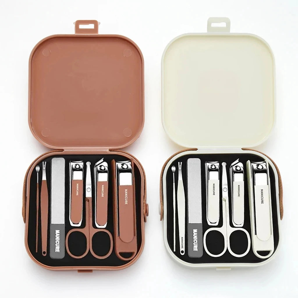 Kit cortador de unhas antiespirro 7 em 1