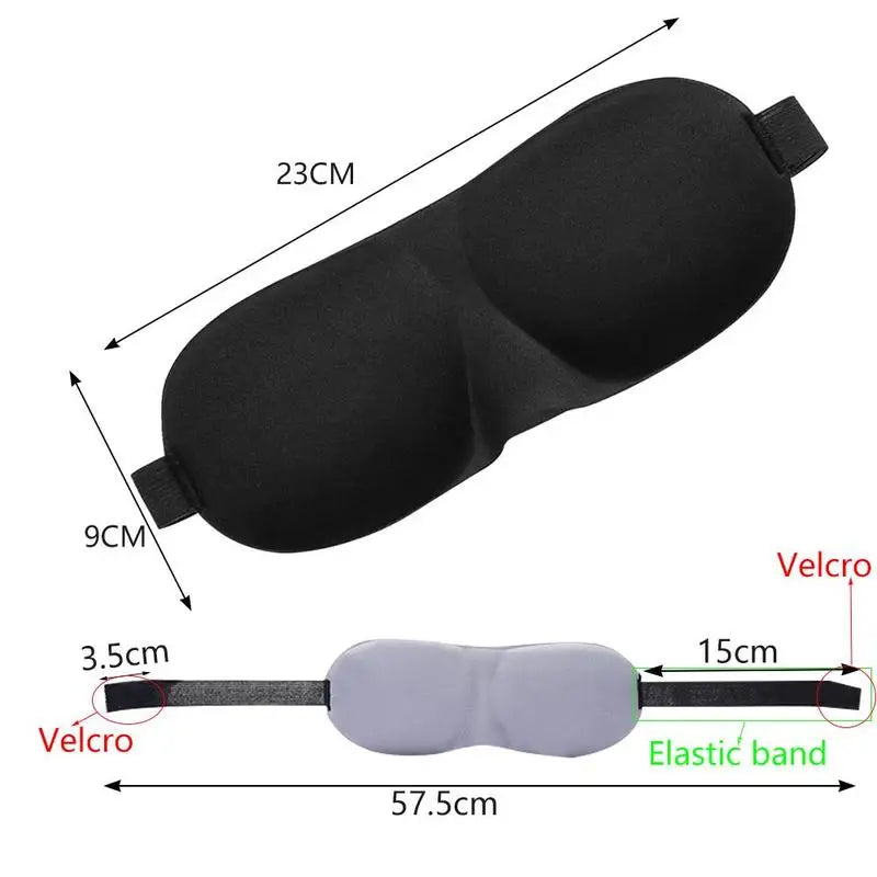 Máscara de dormir 3D contornada