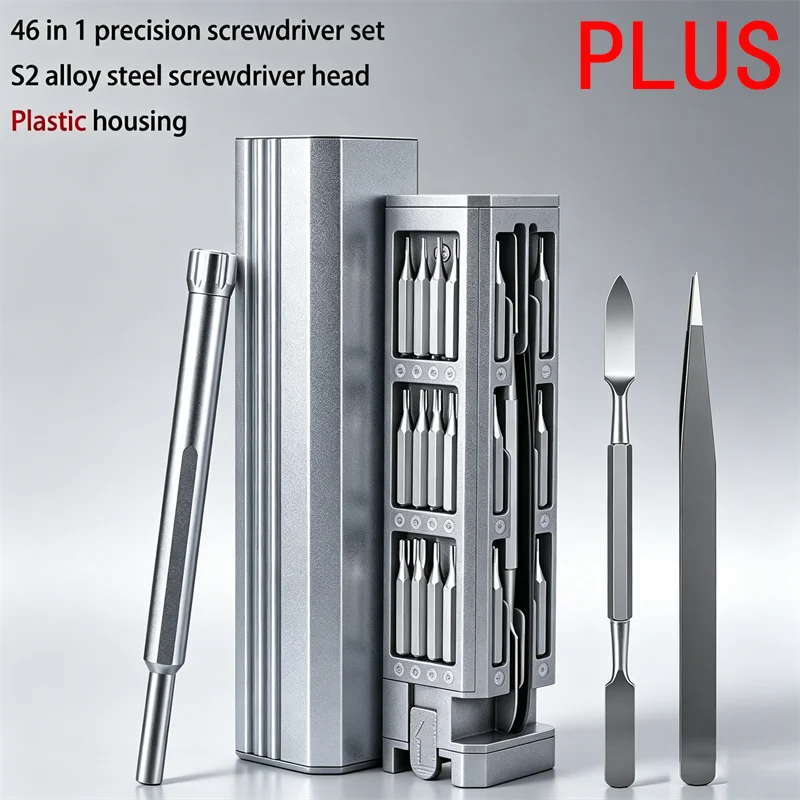 Kit chave de precisão 32 ou 46 em 1 (Torx, Phillips e sextavada)